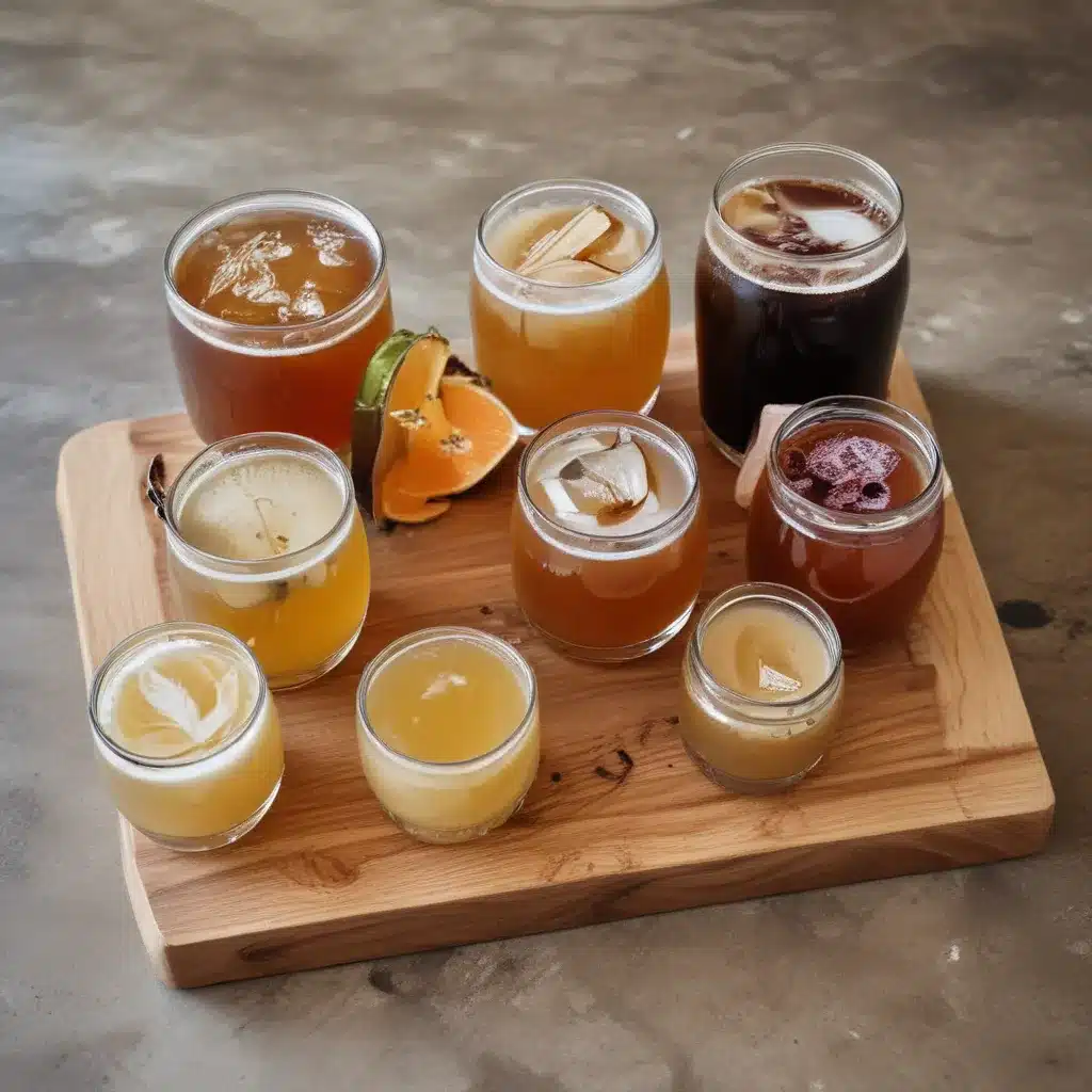 Artisanal Kombucha and Fermented Favorites Flight