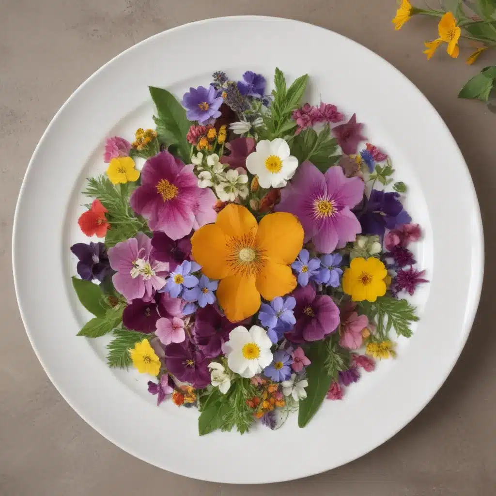 Botanical Bounty: Edible Flowers on the Loch & Quay Plates