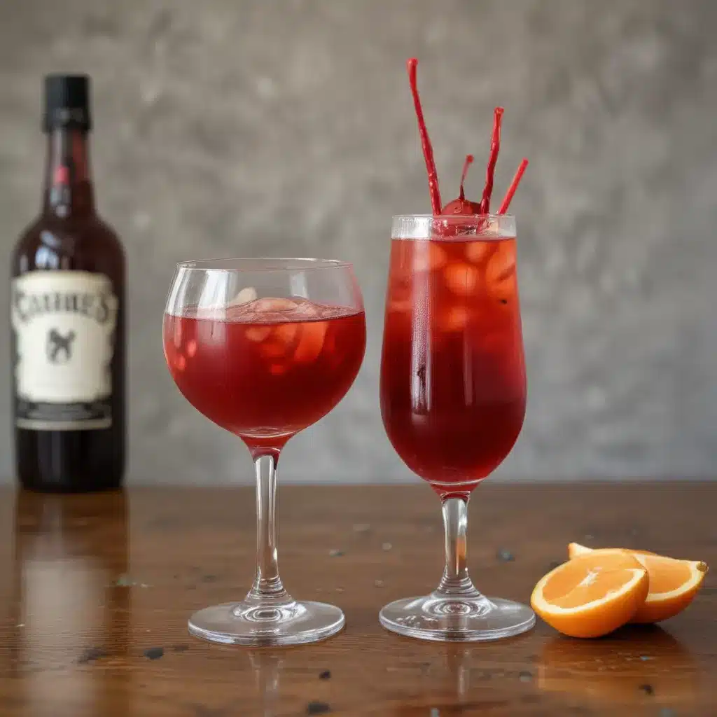 Carrie’s Pig’s Blood Spritz Cocktail