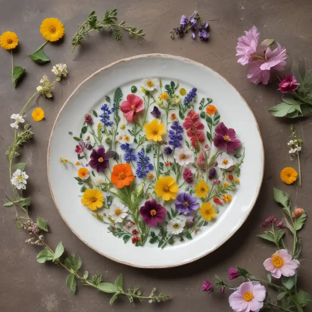 Edible Flowers: Botanical Bounty on the Loch & Quay Plates