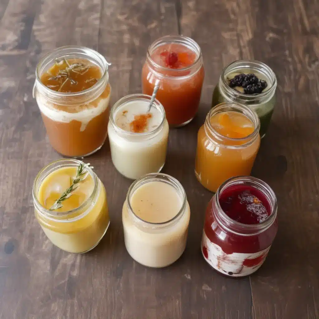 Fermented Favorites Tasting Flight: Kombucha, Kefir, and More