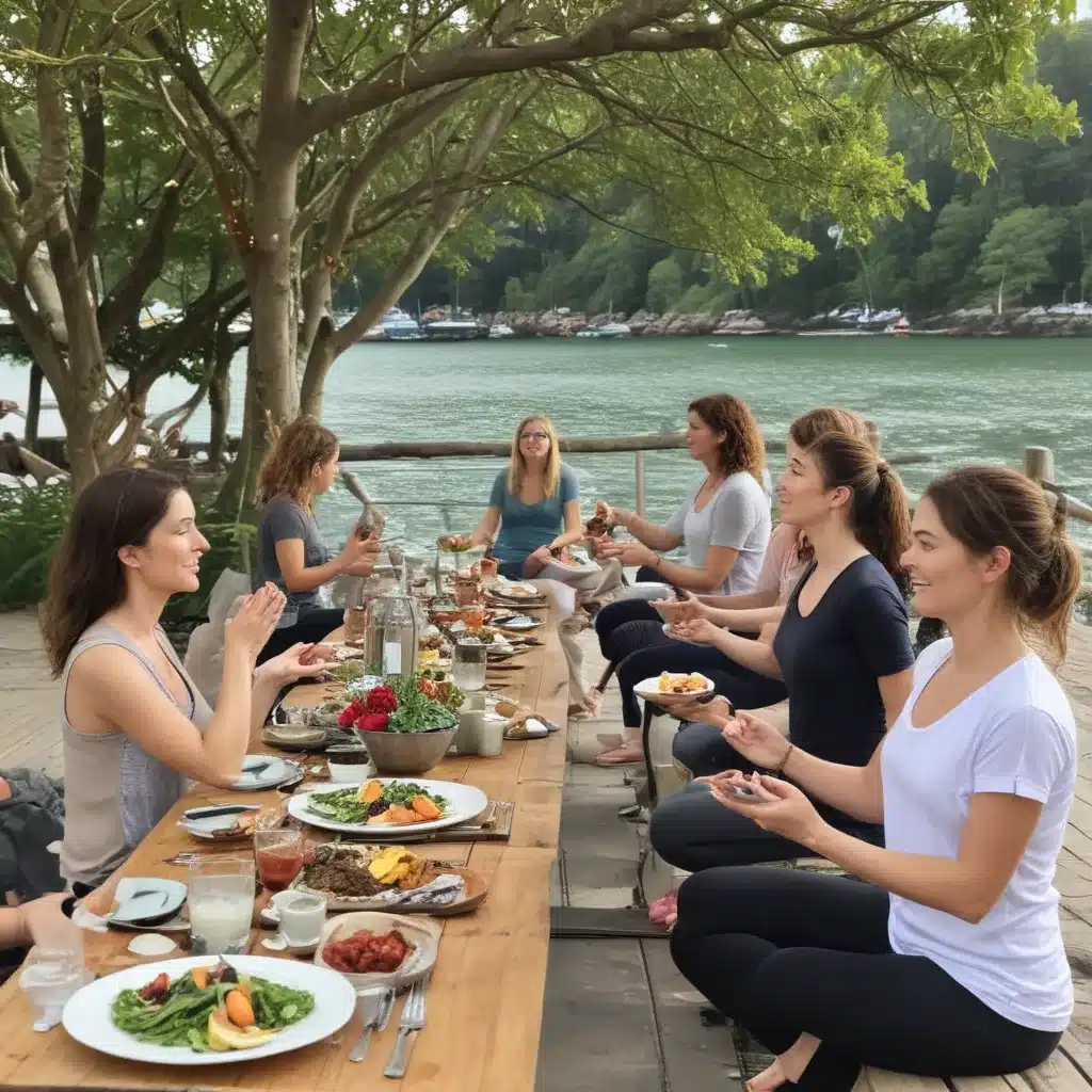 Waterfront Wellness Yoga Brunch: Mindful Dining Experience